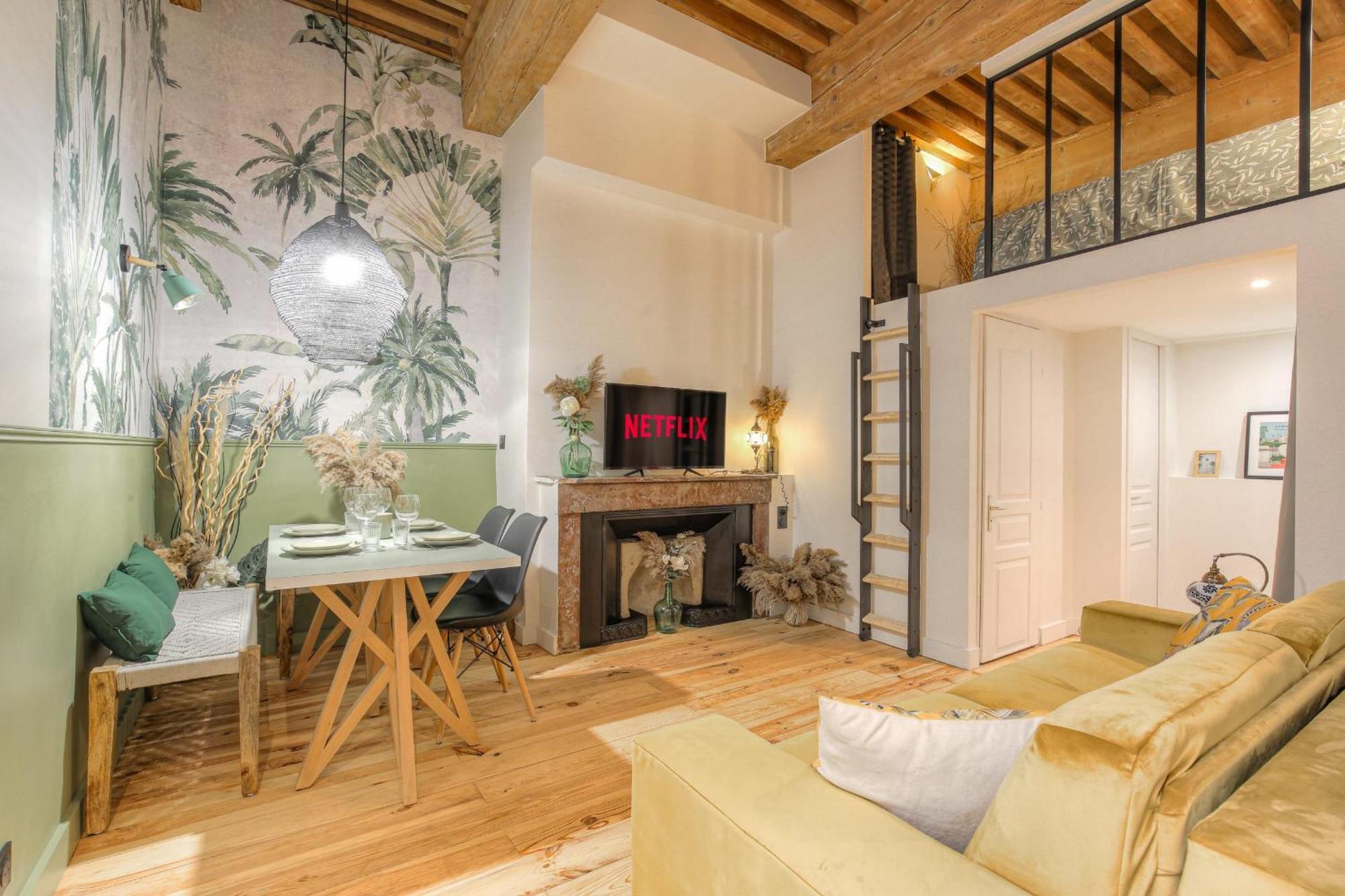 Ferienwohnung Le Raffine Avec Caractere En Hypercentre Lyon Exterior foto